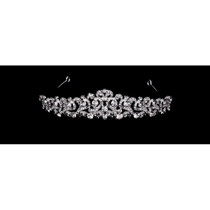 T2010 Tiara - Silver/Clear - Accessories