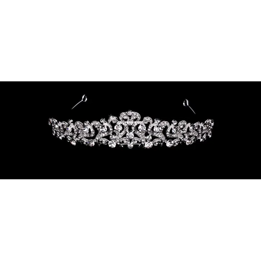 T2010 Tiara - Silver/Clear - Accessories