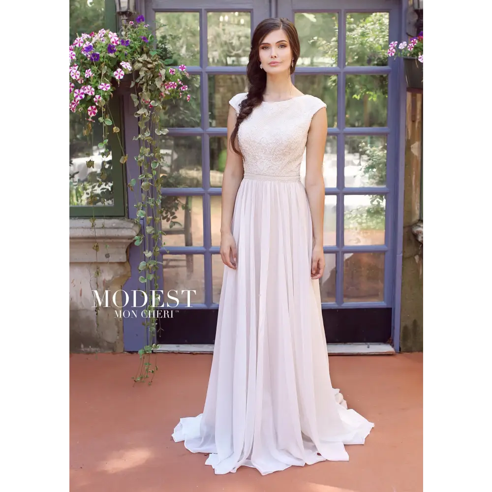 Mon Cheri Modest TR11841 - [Mon Cheri Modest TR11841] -  Buy a Mon Cheri Wedding Dress from Bridal Closet