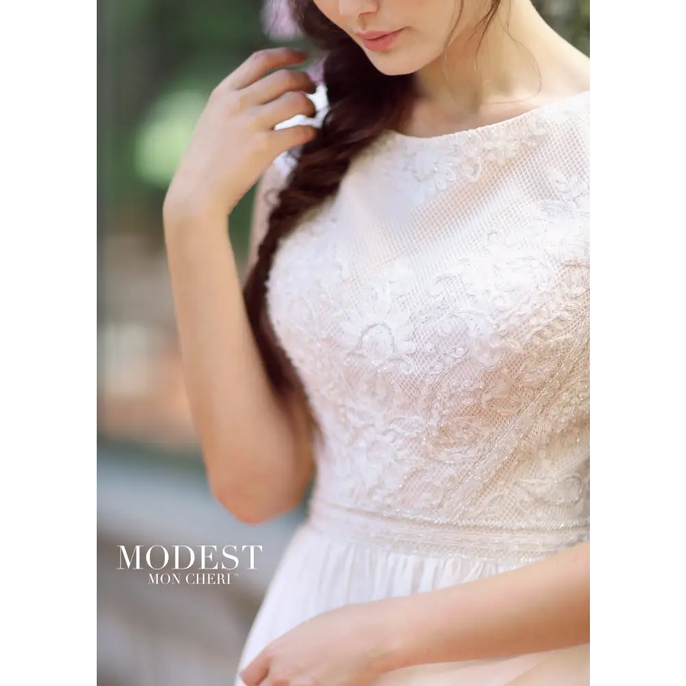 Mon Cheri Modest TR11841 - [Mon Cheri Modest TR11841] -  Buy a Mon Cheri Wedding Dress from Bridal Closet