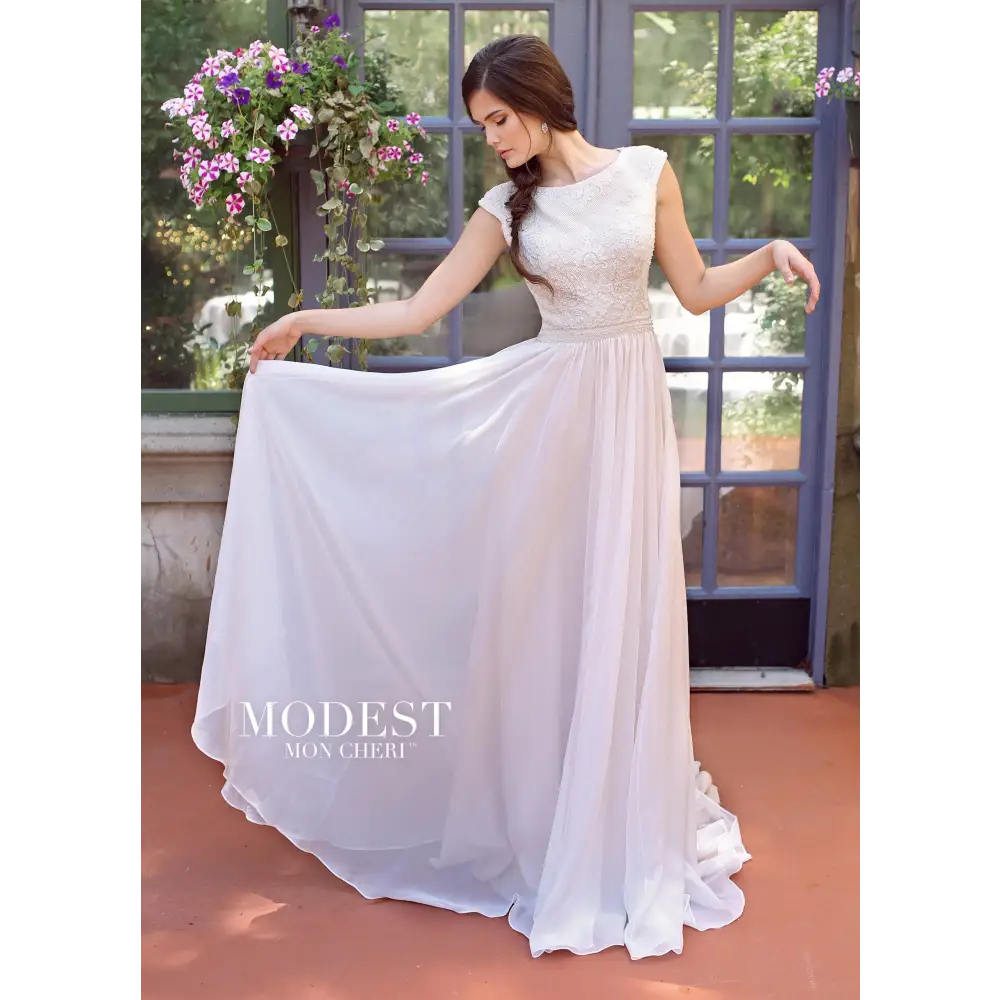 Mon Cheri Modest TR11841 - [Mon Cheri Modest TR11841] -  Buy a Mon Cheri Wedding Dress from Bridal Closet