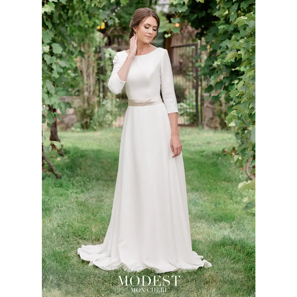 TR11971 by Modest Mon Cheri - Sample Sale - Ivory (pictured)