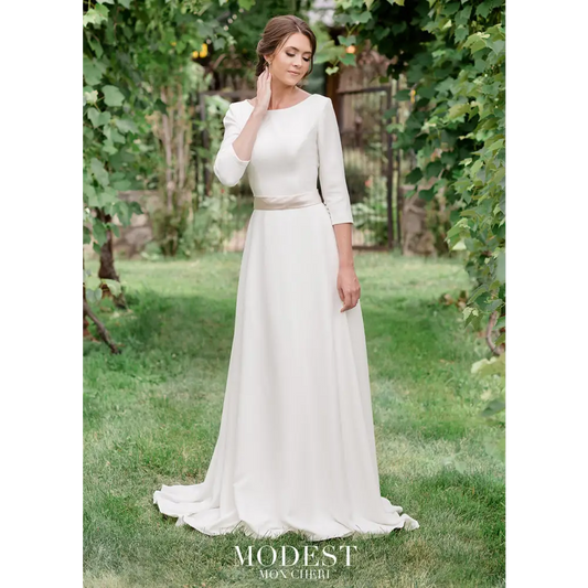 TR11971 by Modest Mon Cheri - Sample Sale - Ivory (pictured)