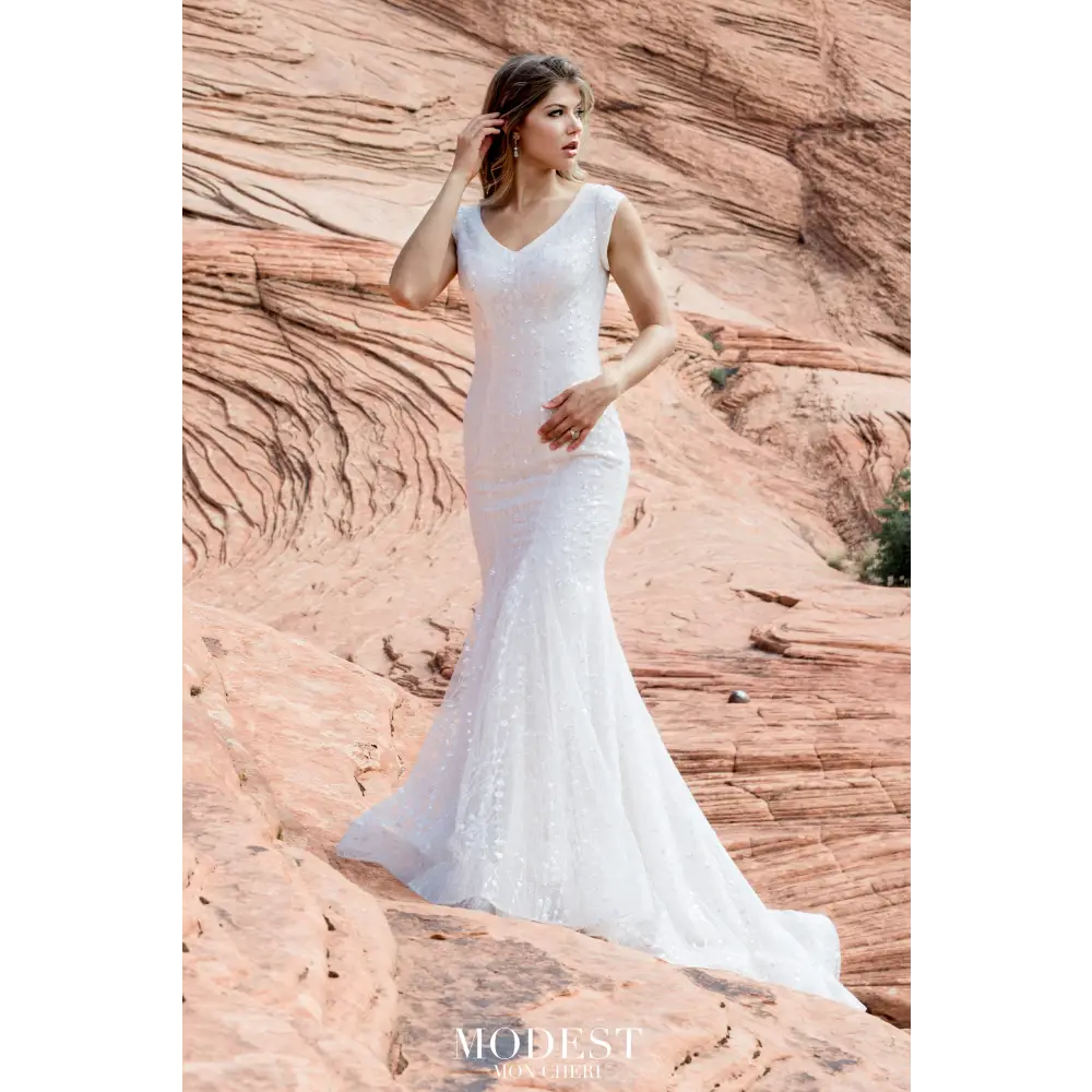 TR12027 by Modest Mon Cheri - Wedding Dresses