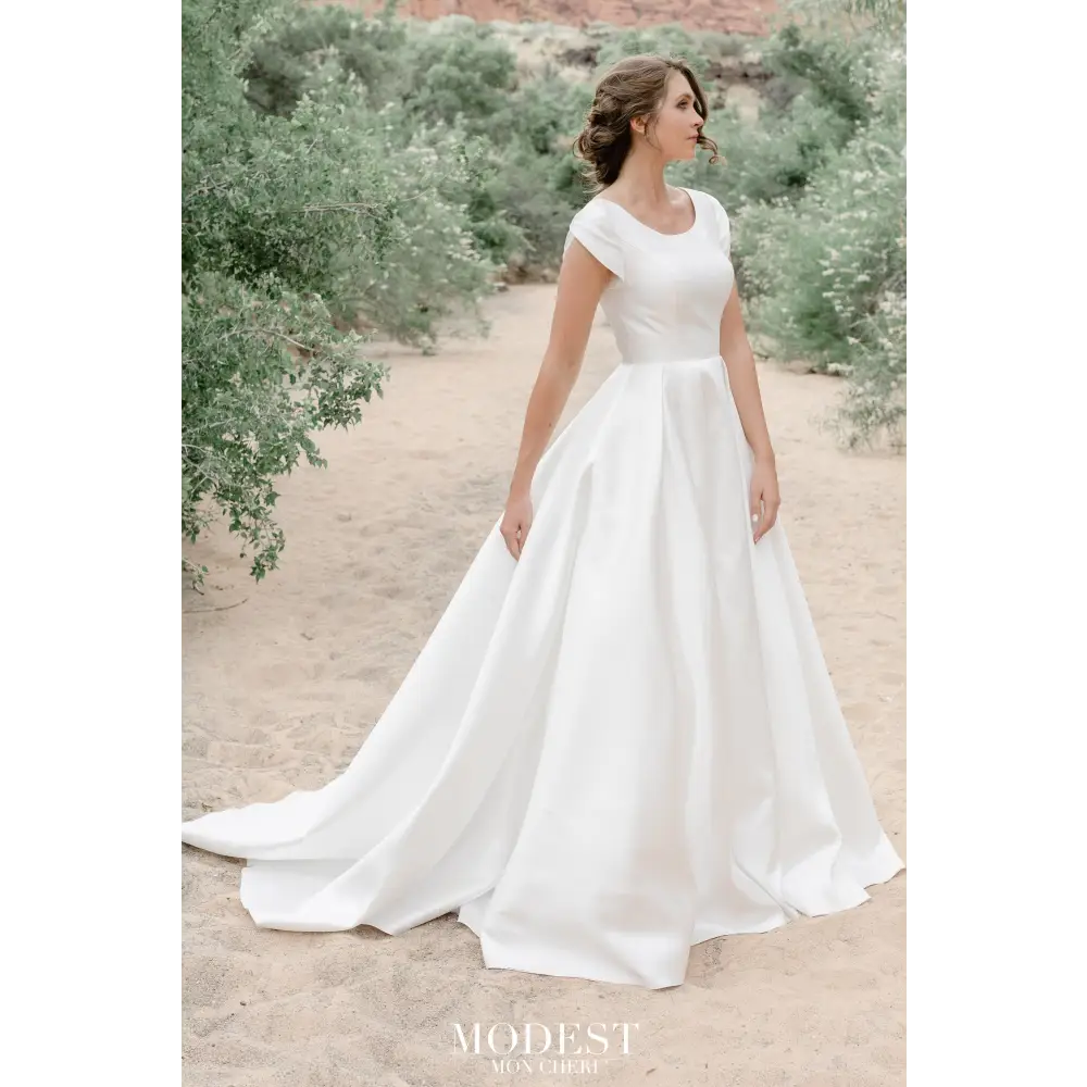 TR12033 by Modest Mon Cheri - Ivory - Wedding Dresses