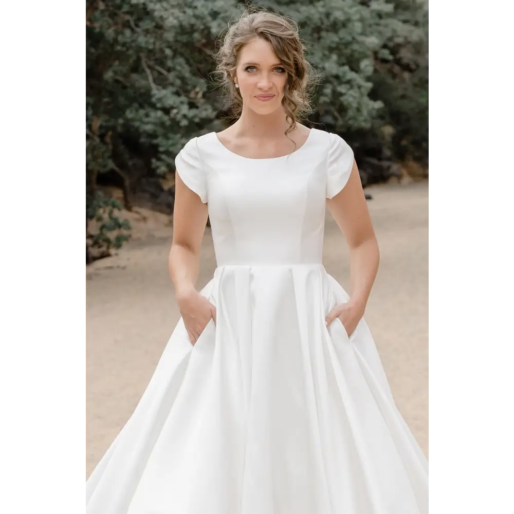 TR12033 by Modest Mon Cheri - Wedding Dresses