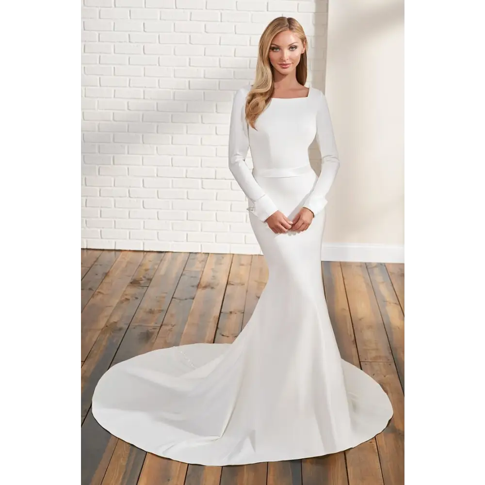 TR12294 by Modest Mon Cheri - Ivory - Wedding Dresses