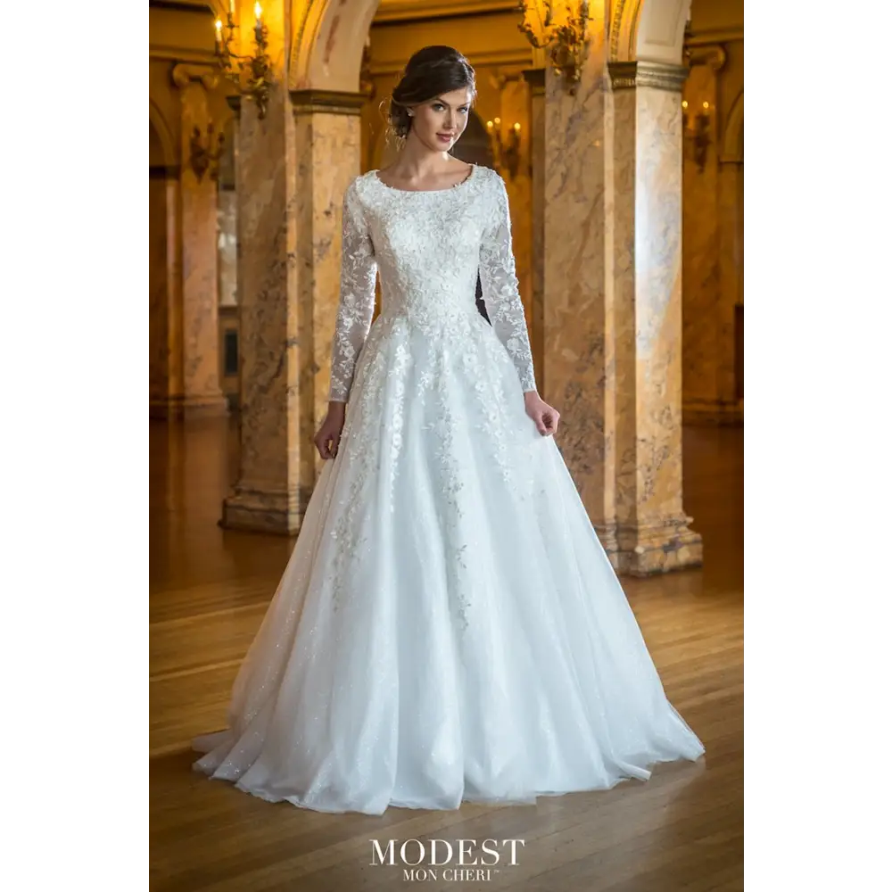 TR22055 by Modest Mon Cheri - Ivory - Wedding Dresses