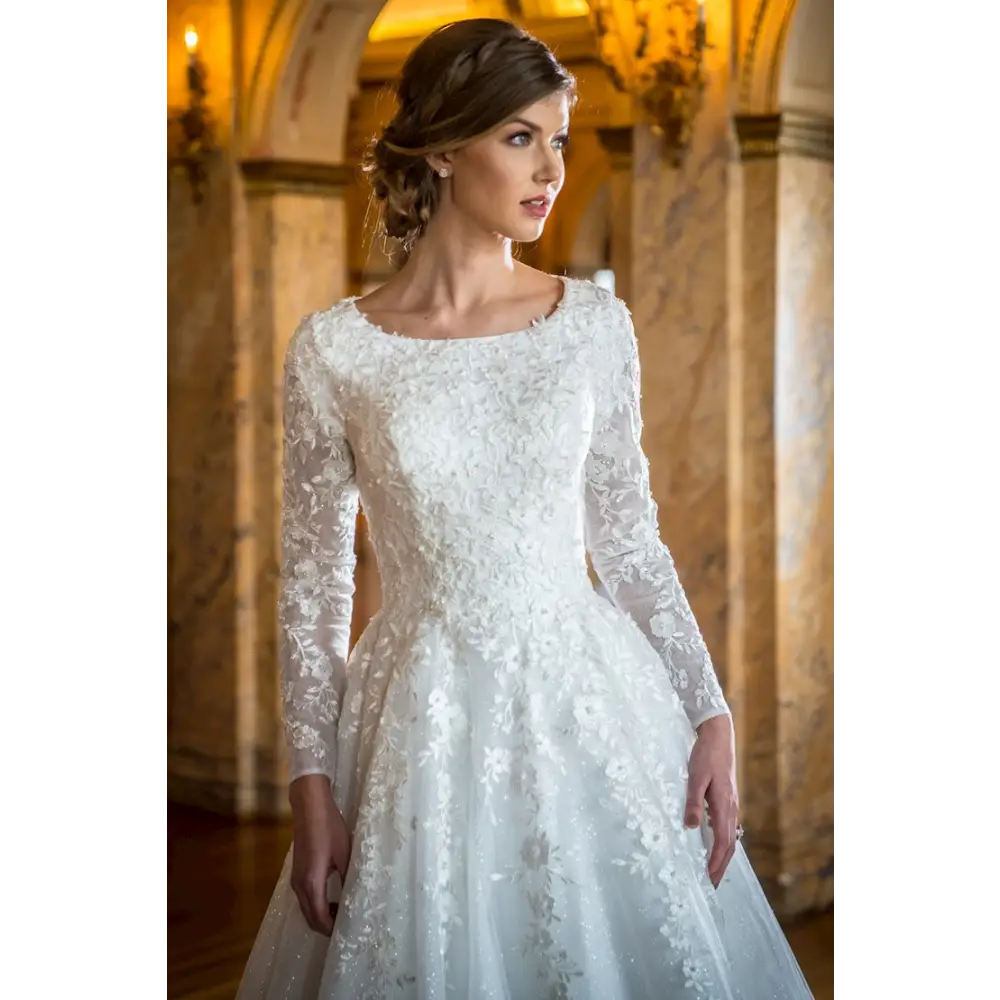 TR22055 by Modest Mon Cheri - Wedding Dresses