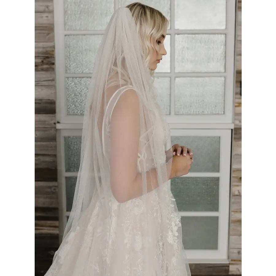 V2103SF Single Tier Veil - Ivory - Accessories