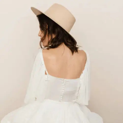 Wool Bridal Hat - Hat